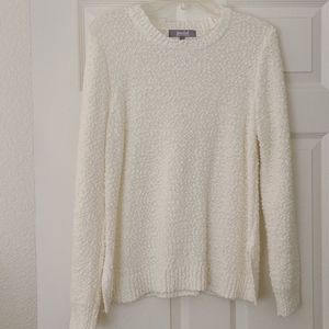 Cream/off white Marled Clothing Popcorn Sweater